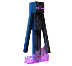 Mattel Minecraft Diamond Enderman figure with pixel-perfect design for display and play.
