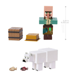 Mattel Minecraft figure accessory highlights include weapon for imagination