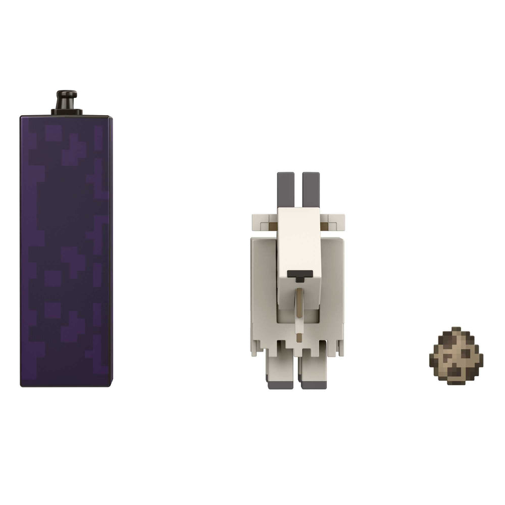 Mattel Minecraft Goat action figure packaging showcases collectible design