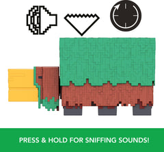 Mattel Minecraft Sniffer action figure scale 3-25 inch, perfect for display or desk setup.