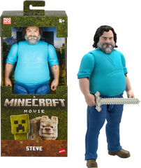 Mattel Minecraft Steve 12-inch figure ready for imaginative play and display