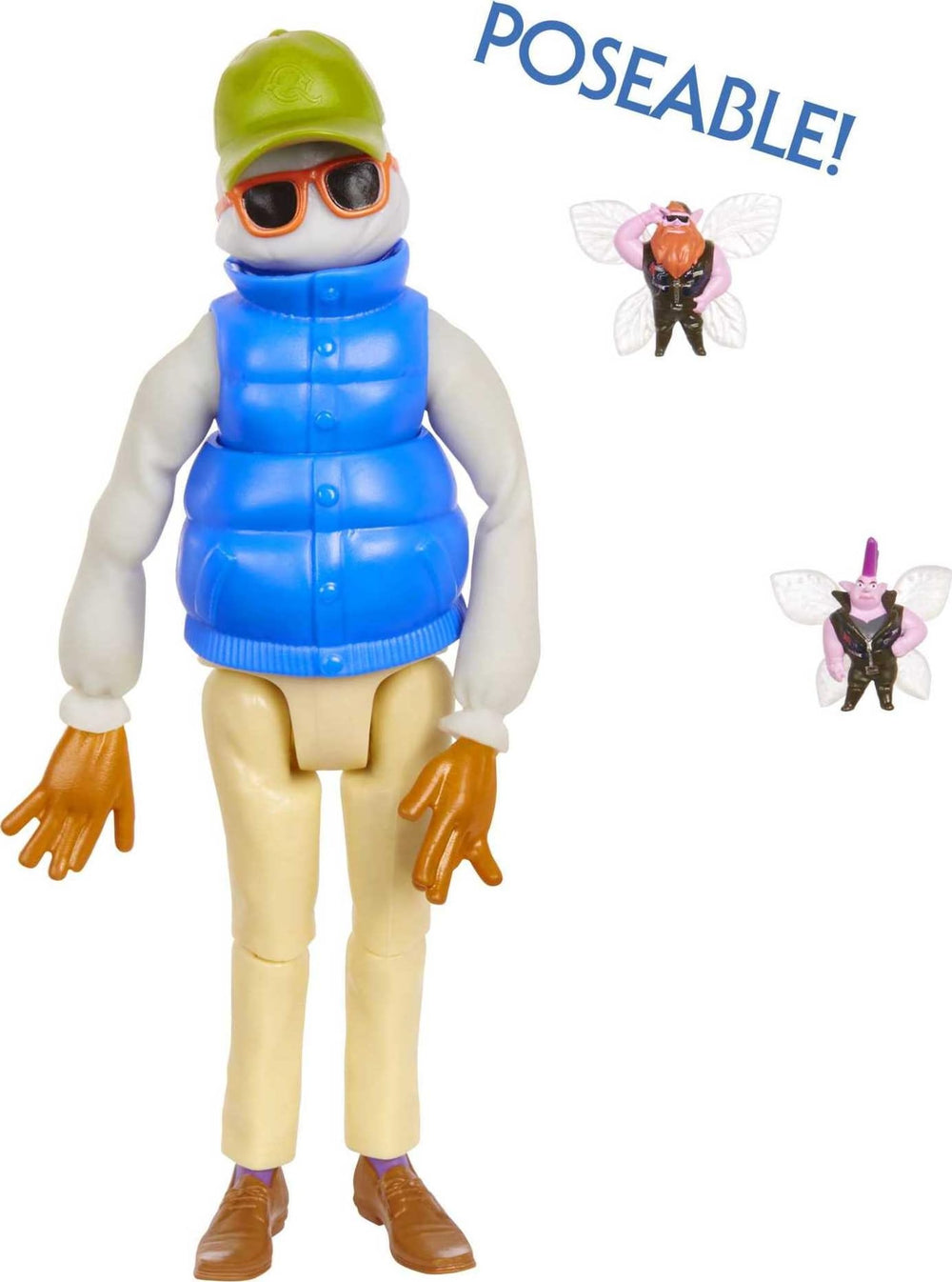 Mattel Onward Dad figure articulation enables dynamic poses for adventures.