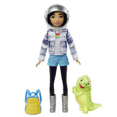 Mattel Over the Moon Fei Fei and Gobi duo playset highlights movie magic.