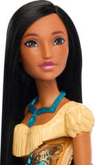Mattel Pocahontas doll long hair for brushing and styling.