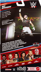 Packaging and display-ready Rey Mysterio Elite figure