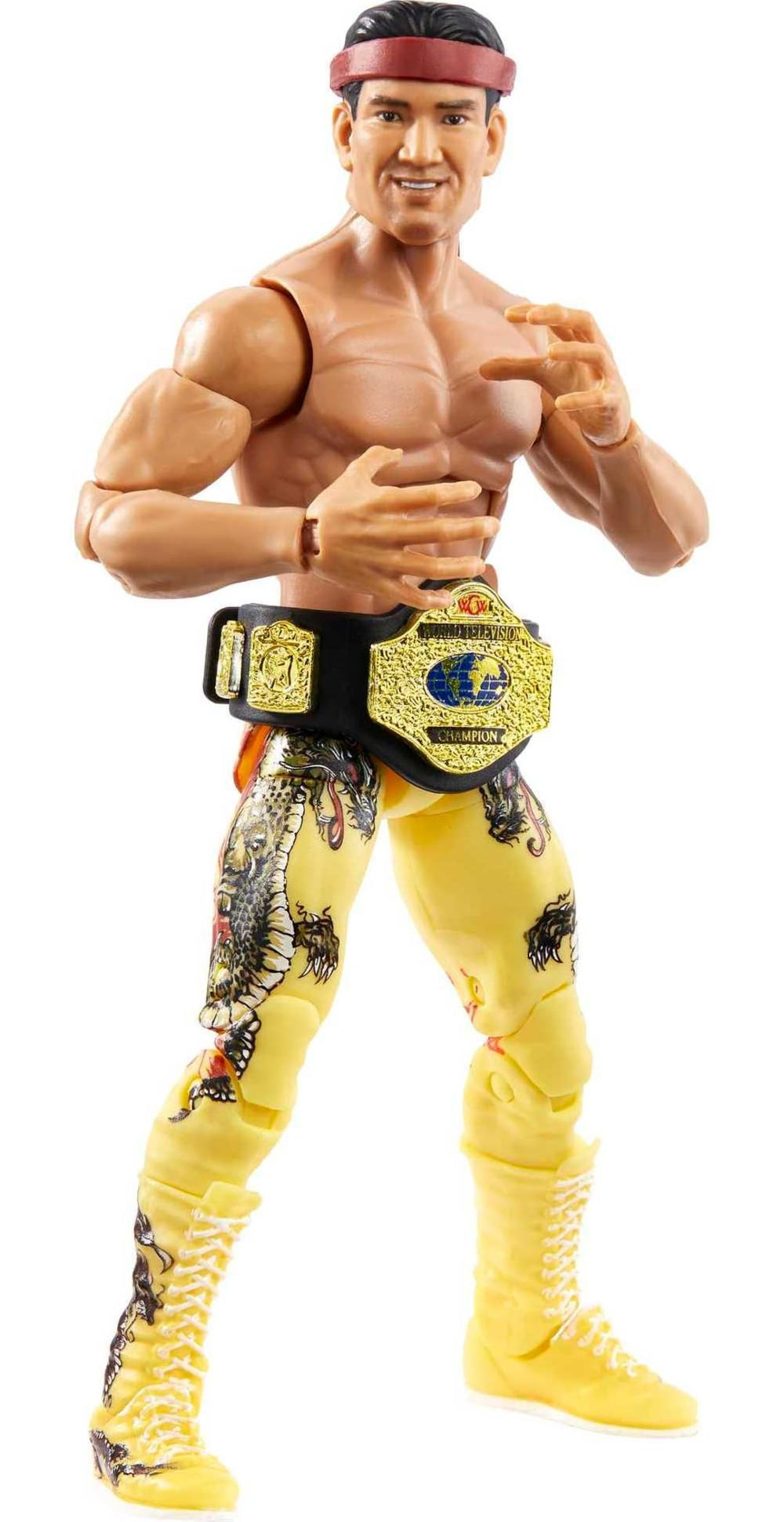 Mattel Ricky the Dragon Steamboat Elite front view highlights poseable articulation