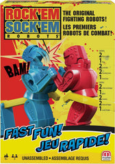 Mattel Rock 'Em Sock 'Em Robots two-players setup invites cooperative rivalry and shared fun