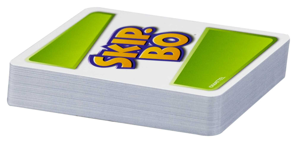 Mattel Skip-Bo instruction manual and components guiding a smooth family setup