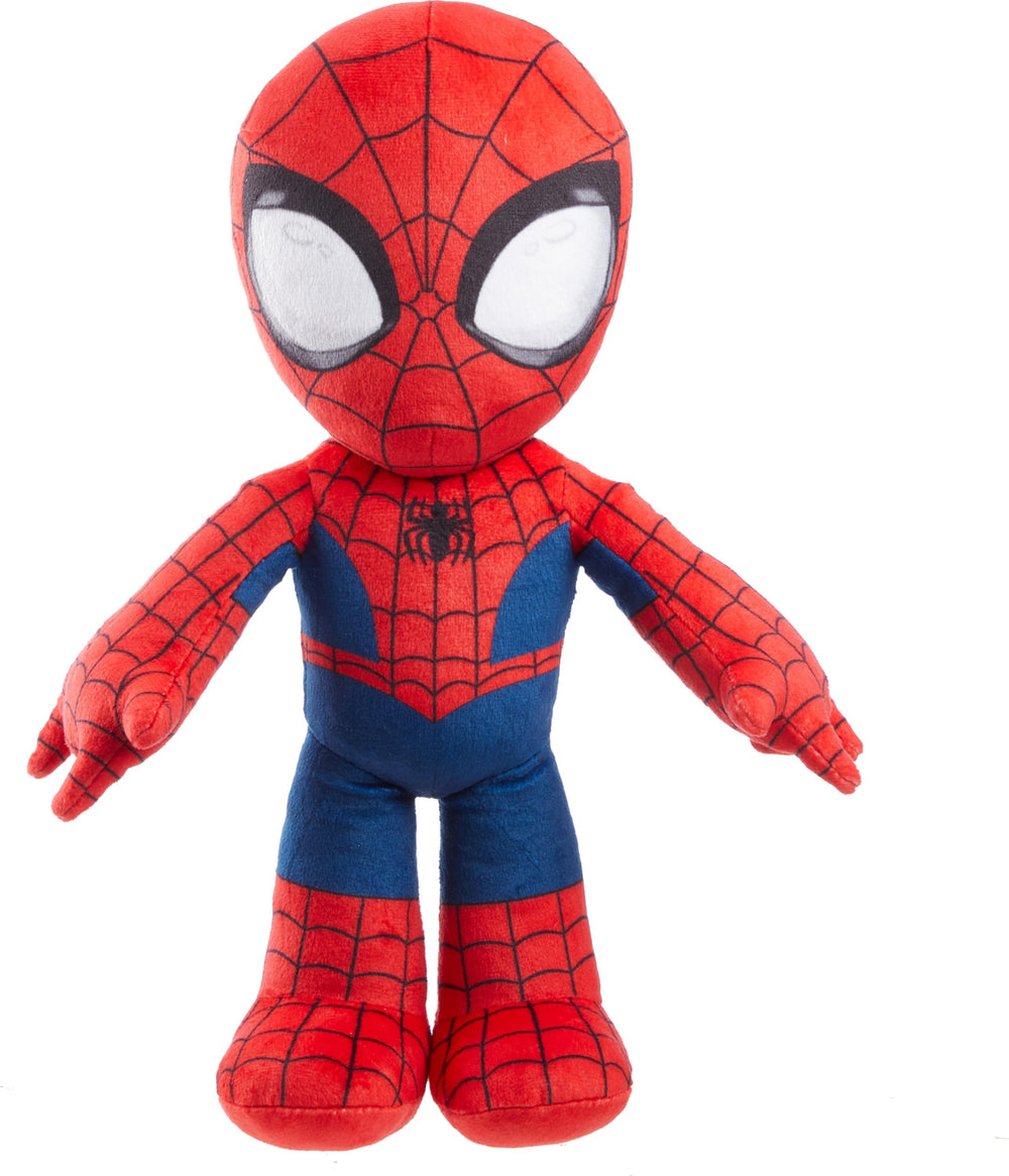 Mattel Spider-Man Plush Talkers 11-75 inch displays authentic print for a hero look.