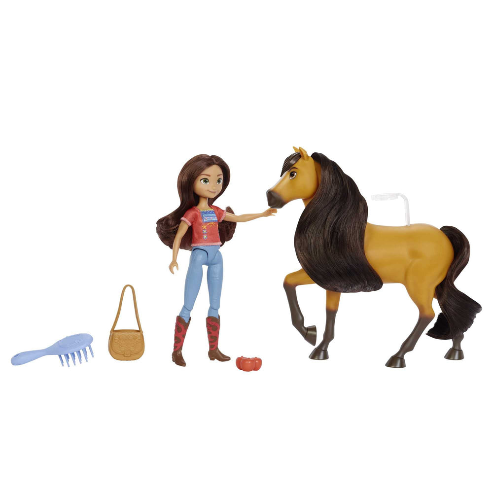 C-clip lets Lucky sit on Spirit for dynamic scene play.