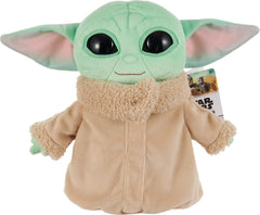 Mattel Star Wars Grogu plush 8-inch cuddle-ready with soft fabric.