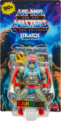 Mattel Stratos Origins figure at 5.5-inch scale with 16 joints for posability.