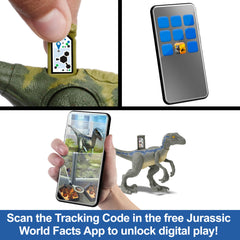Mattel Therizinosaurus chomp-attack feature supports action-filled storytelling
