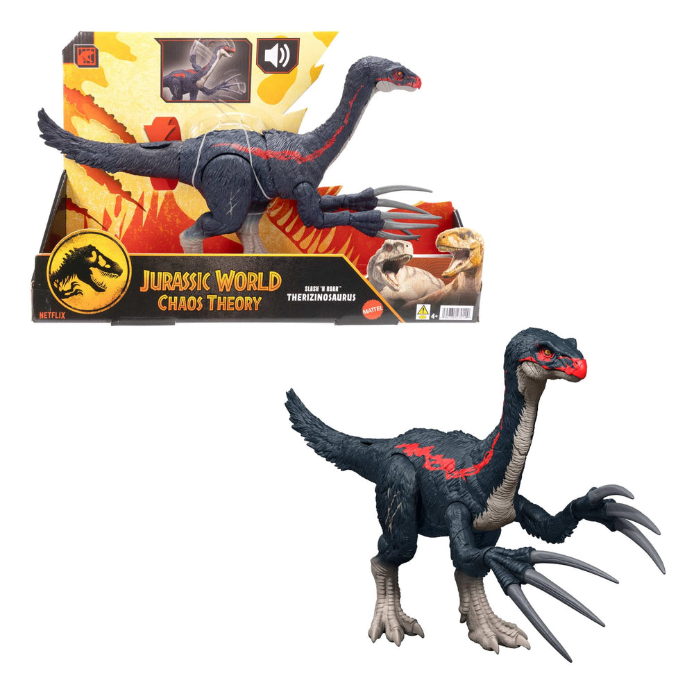 Mattel Therizinosaurus full figure for display and imaginative play.