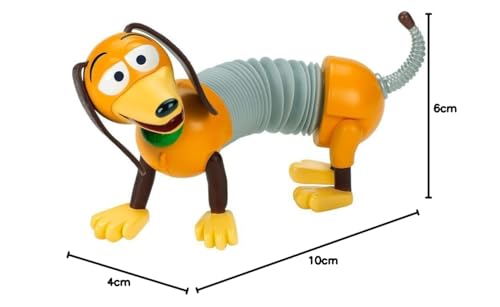 Mattel Toy Story 4 Slinky Dog figure compact for easy on-the-go fun