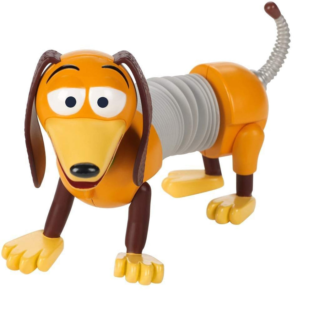 Mattel Toy Story 4 Slinky Dog figure front view with authentic movie-scale design for pretend play