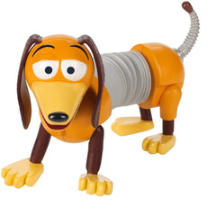 Mattel Toy Story 4 Slinky Dog figure front view with authentic movie-scale design for pretend play