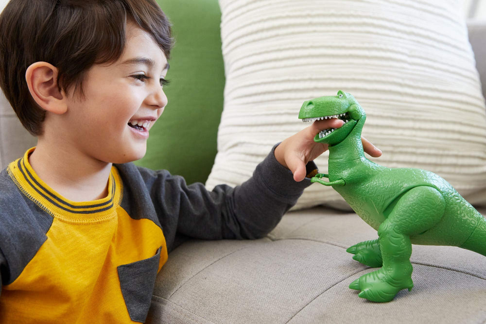 Mattel Toy Story Rex figure with highly posable joints for action storytelling