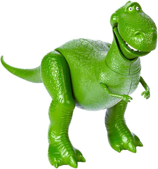 Mattel Toy Story Rex figure in relative scale for immersive play