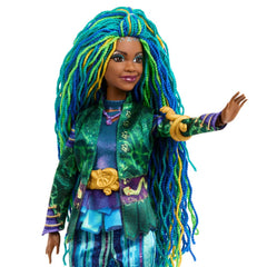 Mattel Uliana jacket, top, and pants outfit details.