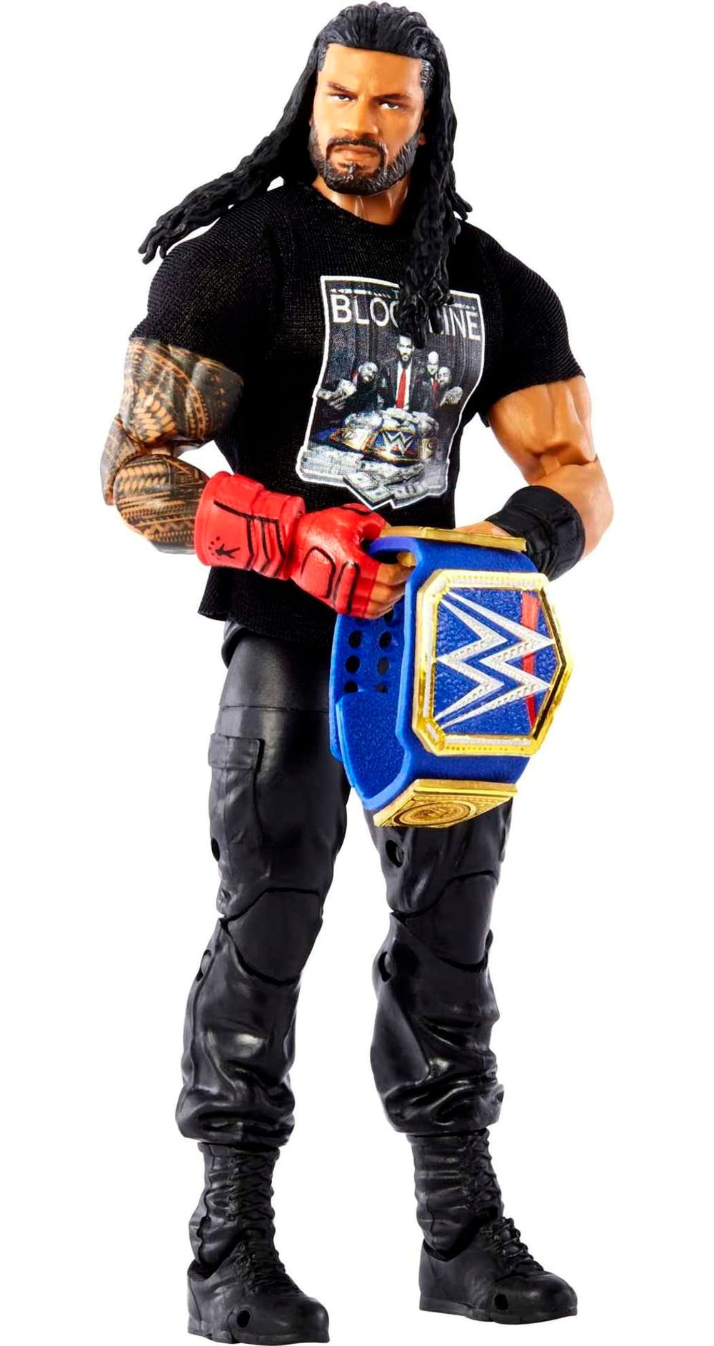 Mattel Ultimate Edition interchangeable head for versatile character recreations.