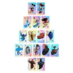 Mattel UNO Disney 100 characters deck features beloved Disney figures