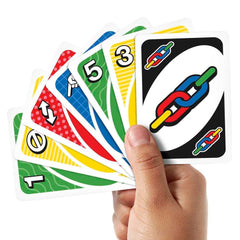 Mattel UNO Party box front highlighting bold party branding