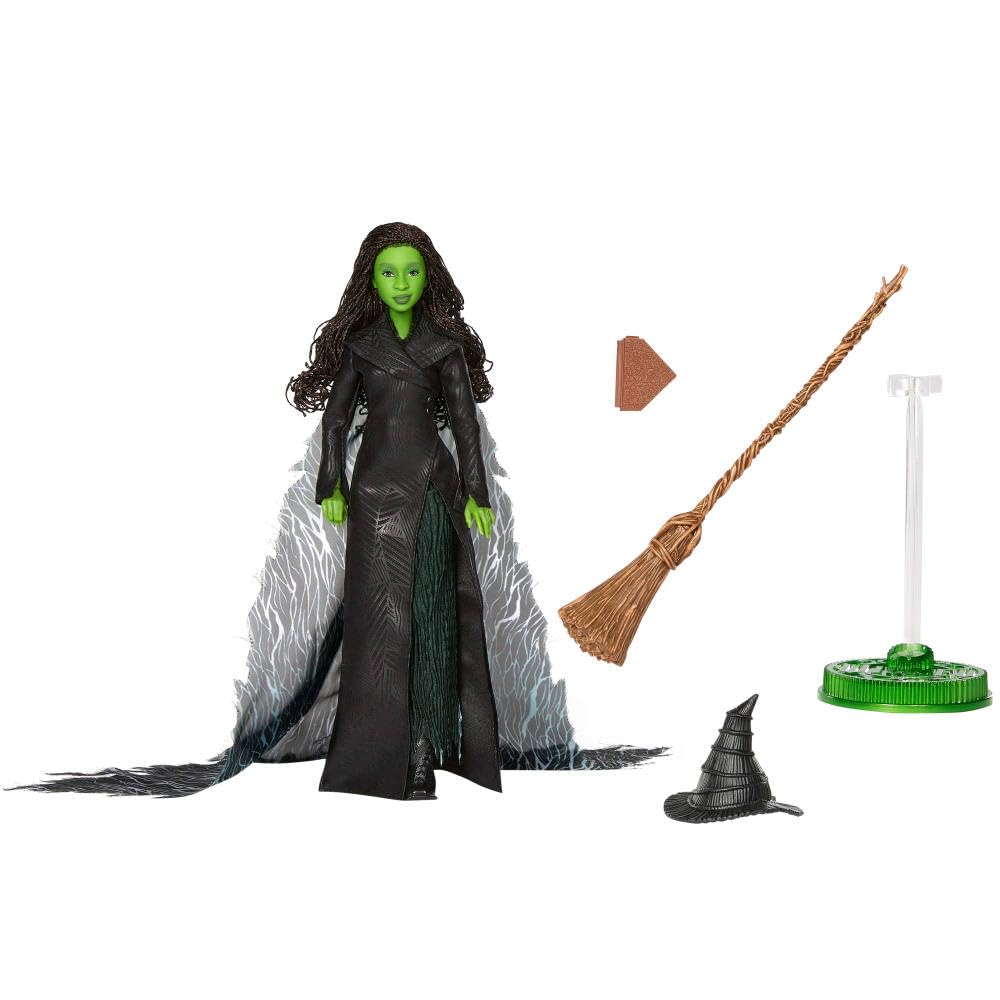 Mattel Wicked Elphaba hat completes the iconic look for pretend performances