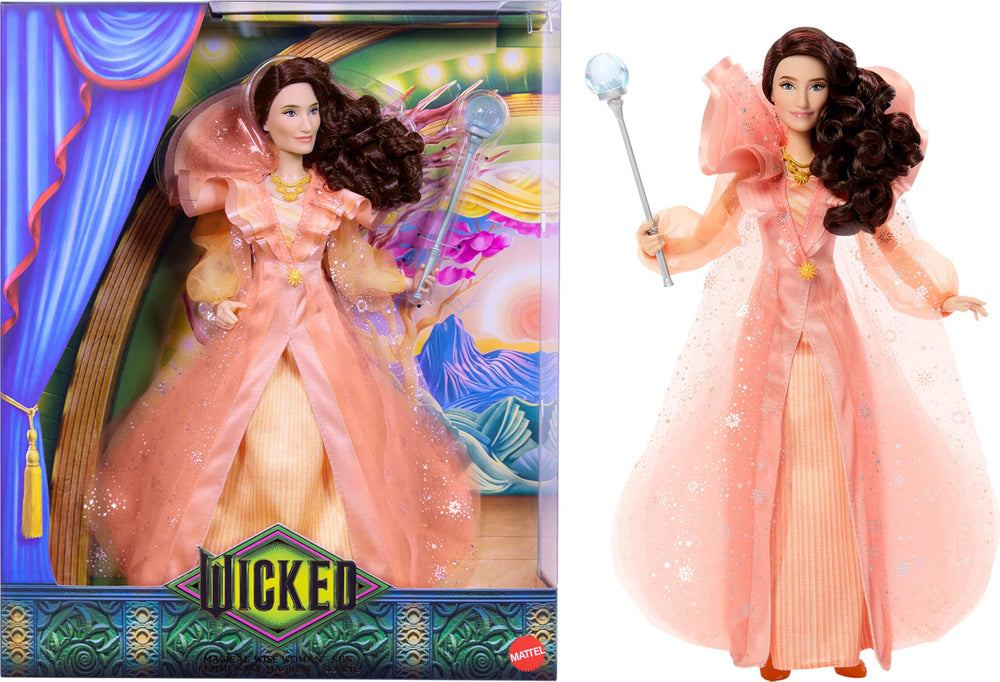 Mattel Wicked Sun Fashion Doll in a shimmering golden gown for imaginative play and display