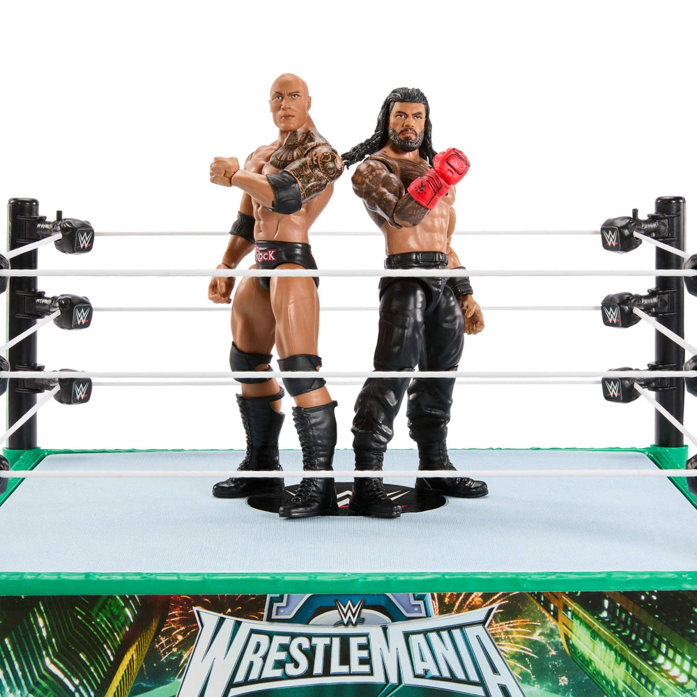 Mattel WWE Bloodline The Rock figure in 6-inch scale for action poses