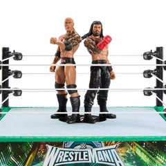 Mattel WWE Bloodline The Rock figure in 6-inch scale for action poses