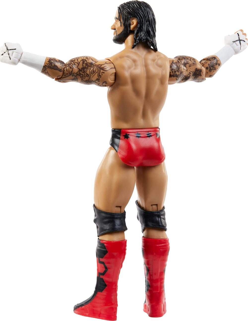Mattel WWE Cm Punk figure in action poses for dynamic dioramas
