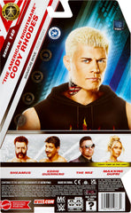 Cody Rhodes figure in a dynamic match pose for action scenes