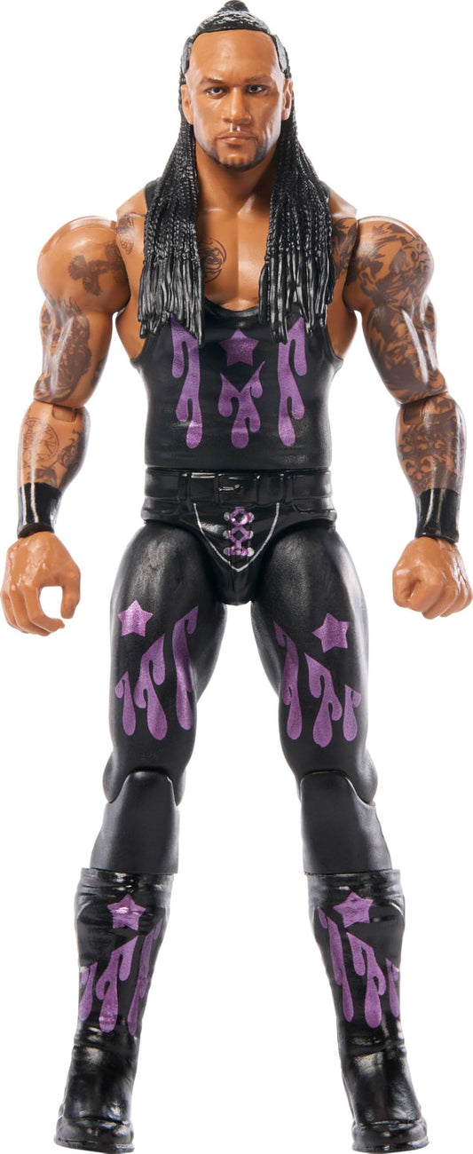 Mattel WWE Damian Priest figure front view for display or play