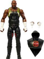 Mattel WWE Elite Omos figure front view for display and posing.