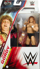 Mattel WWE Elite 108 Terry Gordon articulation points highlighted for dynamic poses.