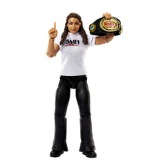 Entrance gear included with Stephanie McMahon figure for authentic storytelling.