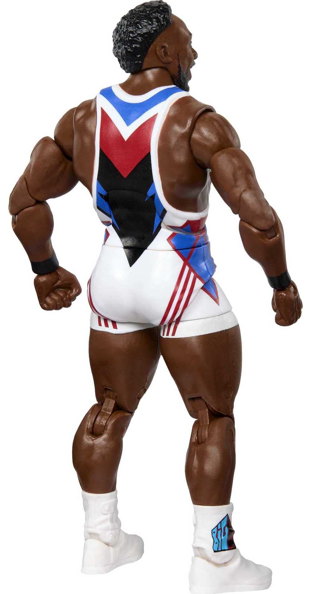 Mattel WWE Elite Big E Series 98 packaging and box for gifting and shelf display