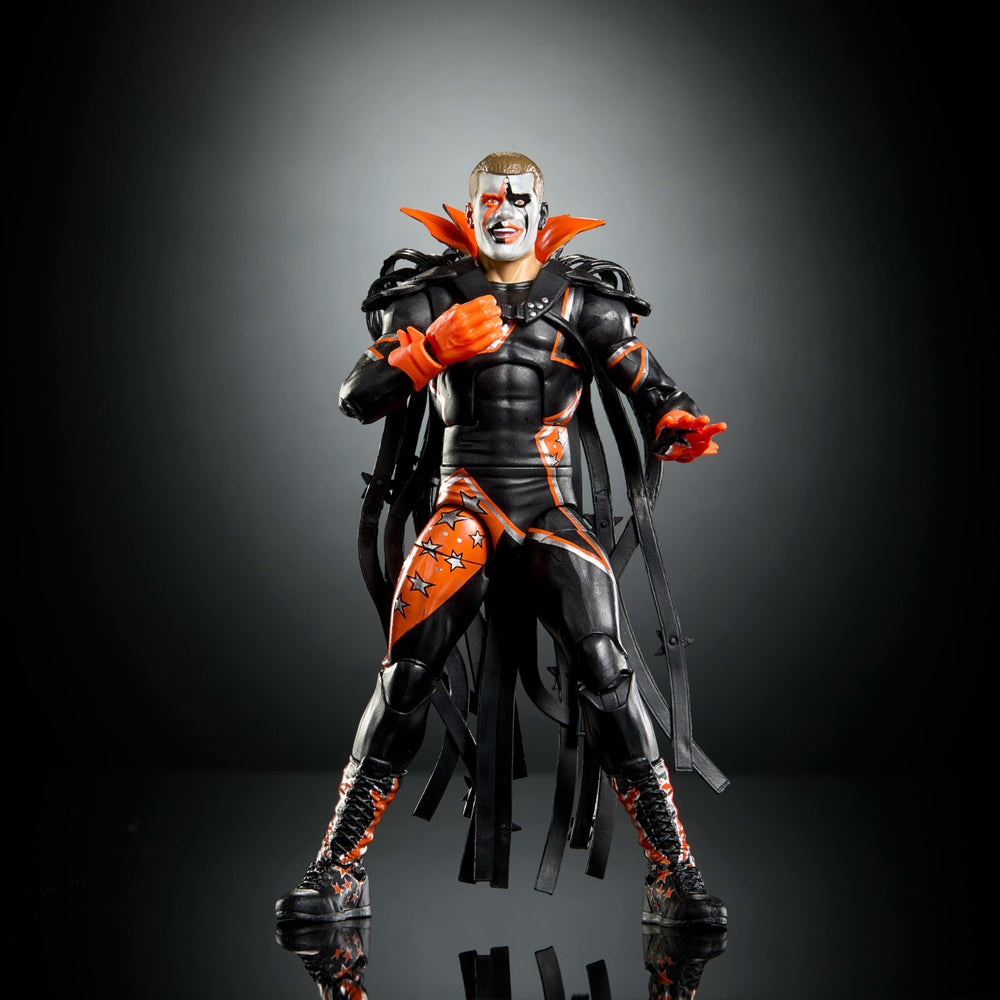 Mattel WWE Elite TrueFX face details for lifelike character presentation.