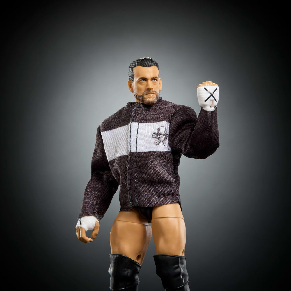 Mattel WWE Elite CM Punk swappable hands for expressive action moments