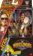 Mattel WWE Elite Bianca Belair WrestleMania figure back view highlighting articulation.