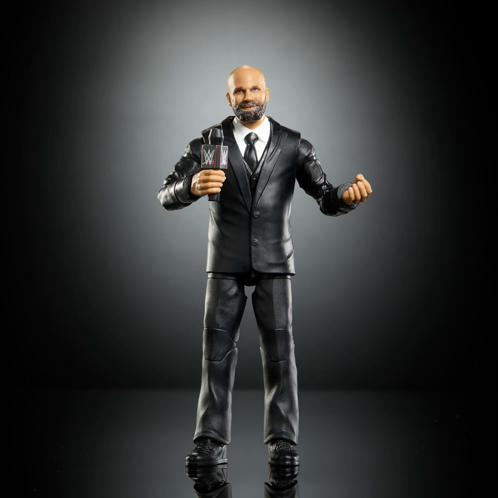 Mattel WWE Elite deluxe articulation enables authentic posing and action.