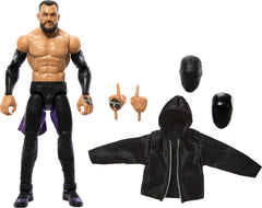 Mattel WWE Elite Finn Balor figure close-up with TrueFX detailing for display.