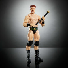 Mattel WWE Elite King Sheamus packaging display for collectors