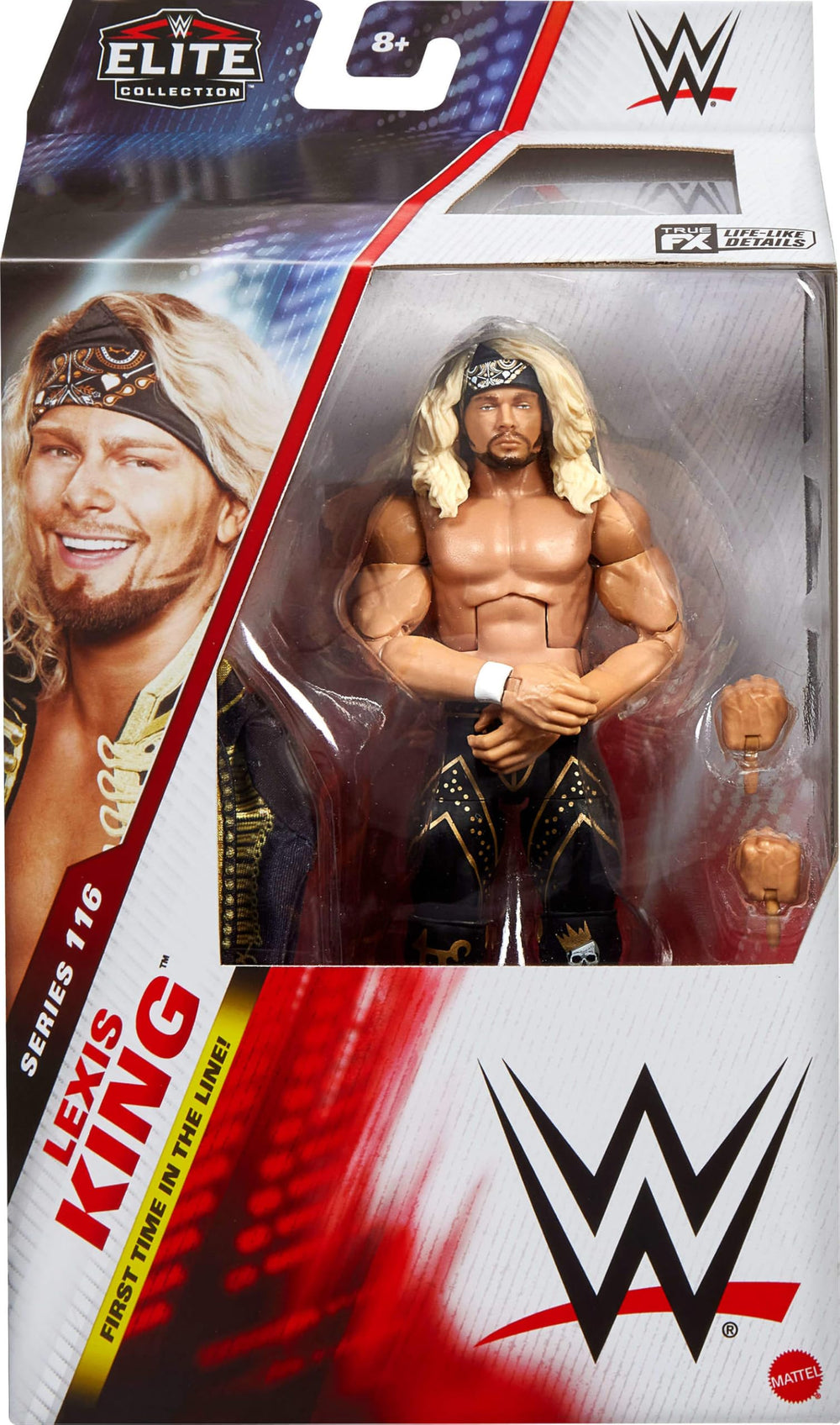 Mattel Lexis King TrueFX detail shows lifelike facial features