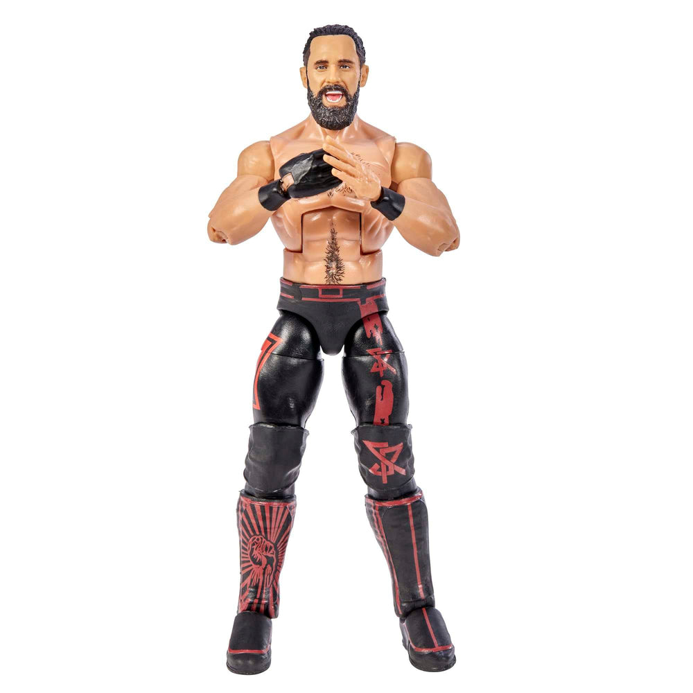 Mattel WWE Elite Seth Rollins 6in figure with interchangeable hands and accessories
