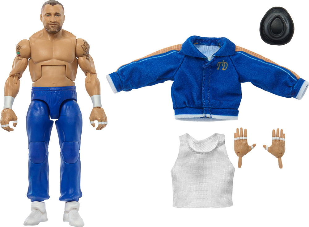 Mattel WWE Tony D’Angelo figure front view showing posable 6-inch scale for display.