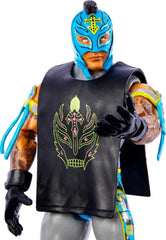 Interchangeable hands on Mattel Rey Mysterio for varied poses
