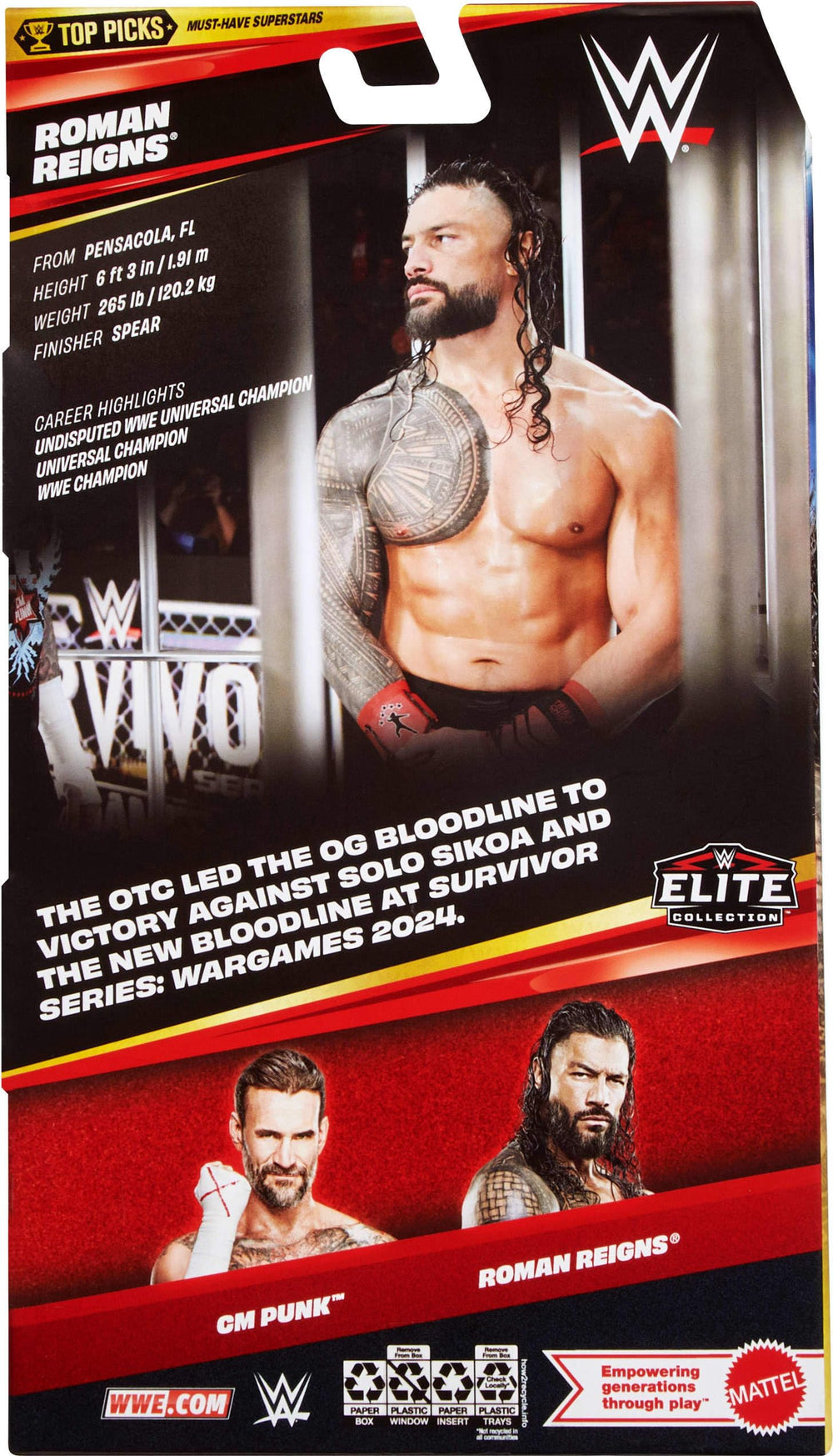 WWE Elite collection styling shown for display-ready presentation.