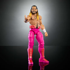 TrueFX detailed face on the Seth Rollins figure for lifelike presence.